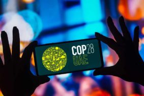 African climate startup founders at a Gulf investment forum in Dubai